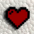 8 bit Heart Pin