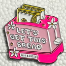 Pink Toaster Pin