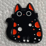 Dots Art Cat Pin