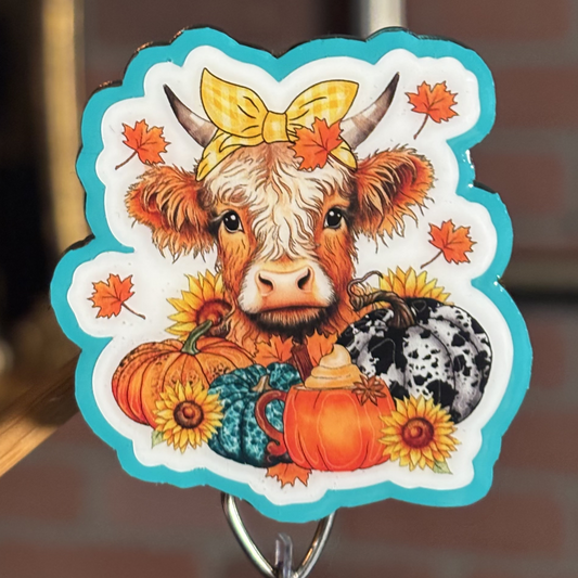 Country Cow Badge Reel
