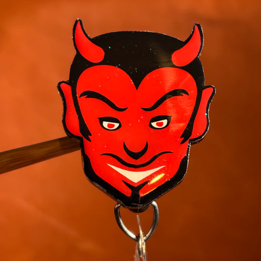 Halloween Vintage Devil Badge Reel